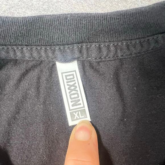 Dixxon Megaforce Black Shirt Men Live Fast Graphic Long Sleeve Tee Lightning XL - Picture 7 of 10